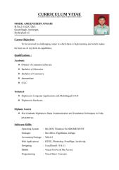CV of ameenuddin ansari (for Education purpose).doc