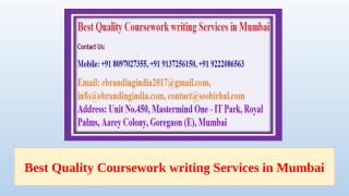 1.Best Quality Coursework writing Services in Mumbai.pptx