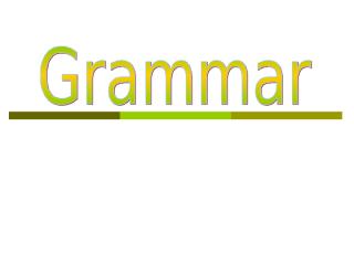grammar u3--.ppt